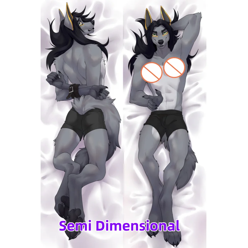 

Dakimakura Anime furry orc Pillow Case Double-sided Print Of Life-size Body Pillowcase Gifts Can be Customized