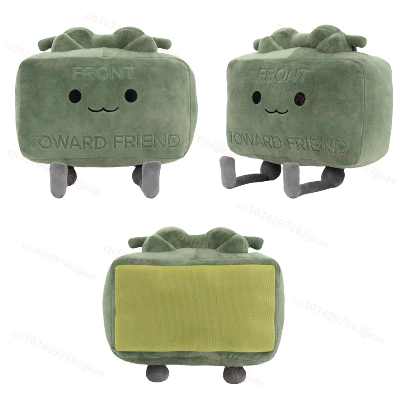 

Новая плюшевая кукла Claymore, 20 см, мультяшная милая мягкая маленькая квадратная глина, украшение комнаты Claymore, плюшевая игрушка-кукла