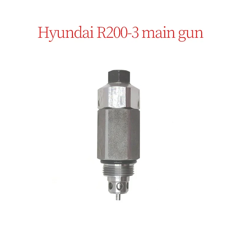 Construction Machinery Parts Excavator Accessories Suitable for Hyundai R200-3 Main Valve (Length: 105mm, Thread: 26mm)