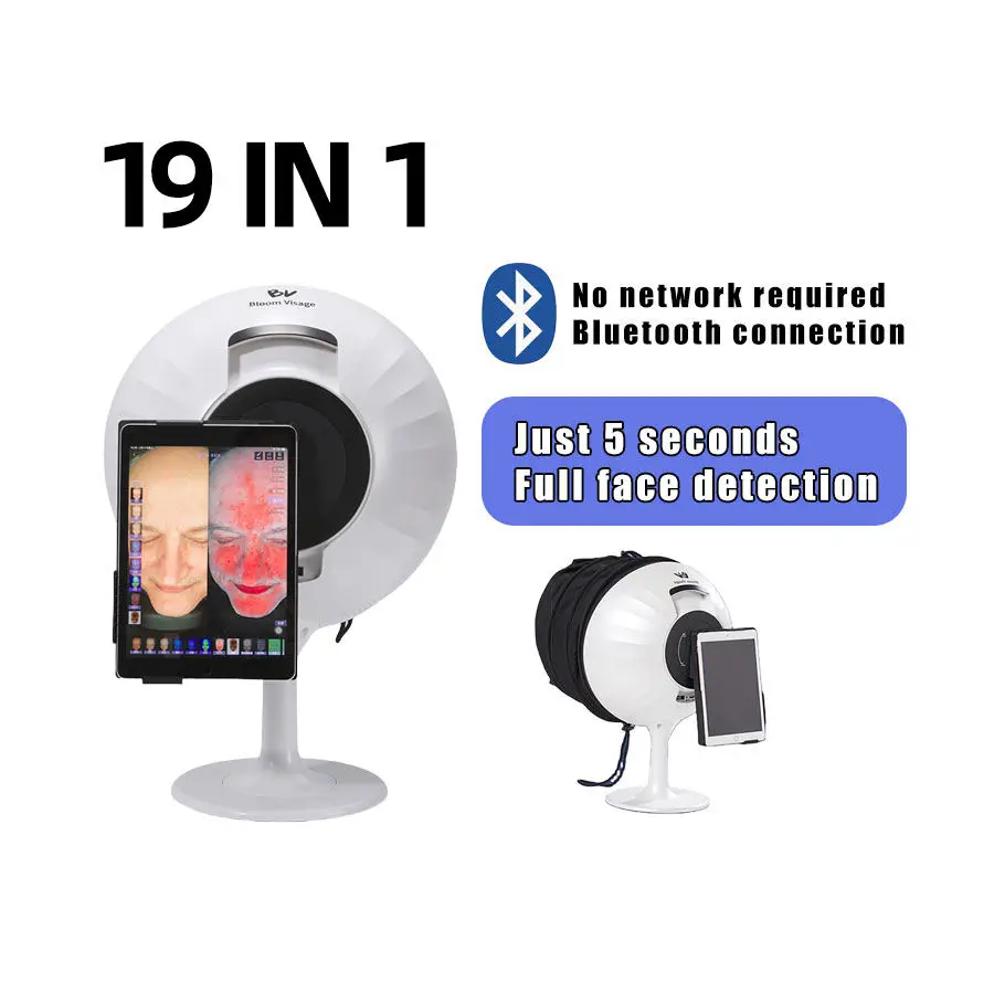 BV 3D Facial Camera Analysis Detect Skin Sensitivity Dermatitis Acne Age Wrinkle Pigmentation and Other Symptom Analyzer Machine