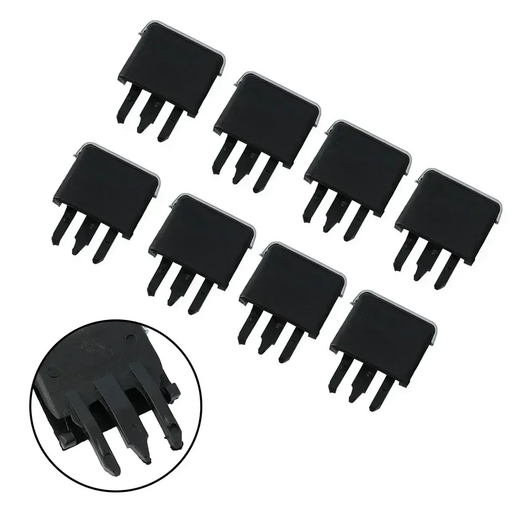 

Air Vent Clips Car 8pcs Universal Accessories Air Conditioning Vent Black Car Vehicle Kit Louvre Blade Plastics