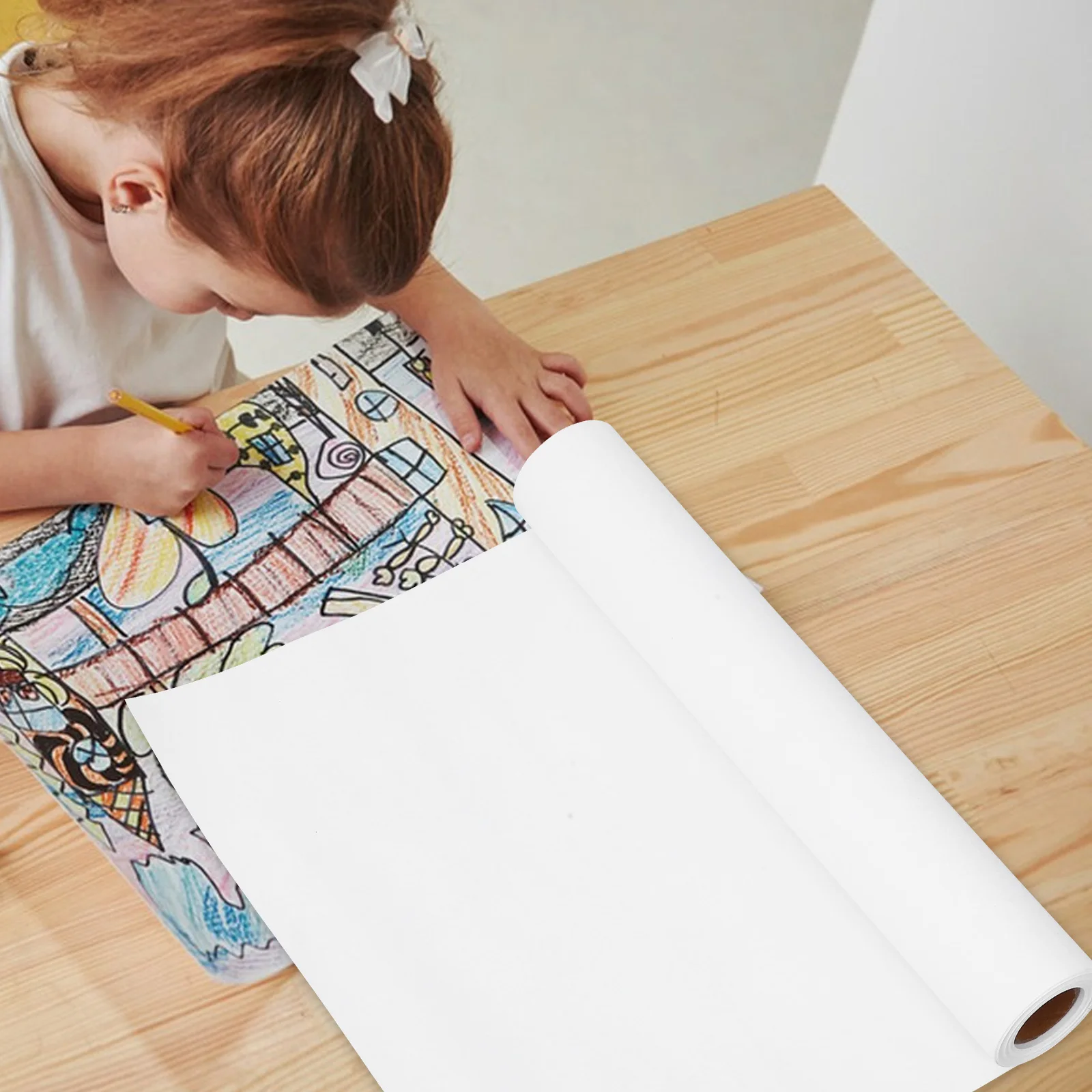 

1 Large Drawing Smooth Sketching Paper For Projects Painting Easel Pad Coloring Roll Use