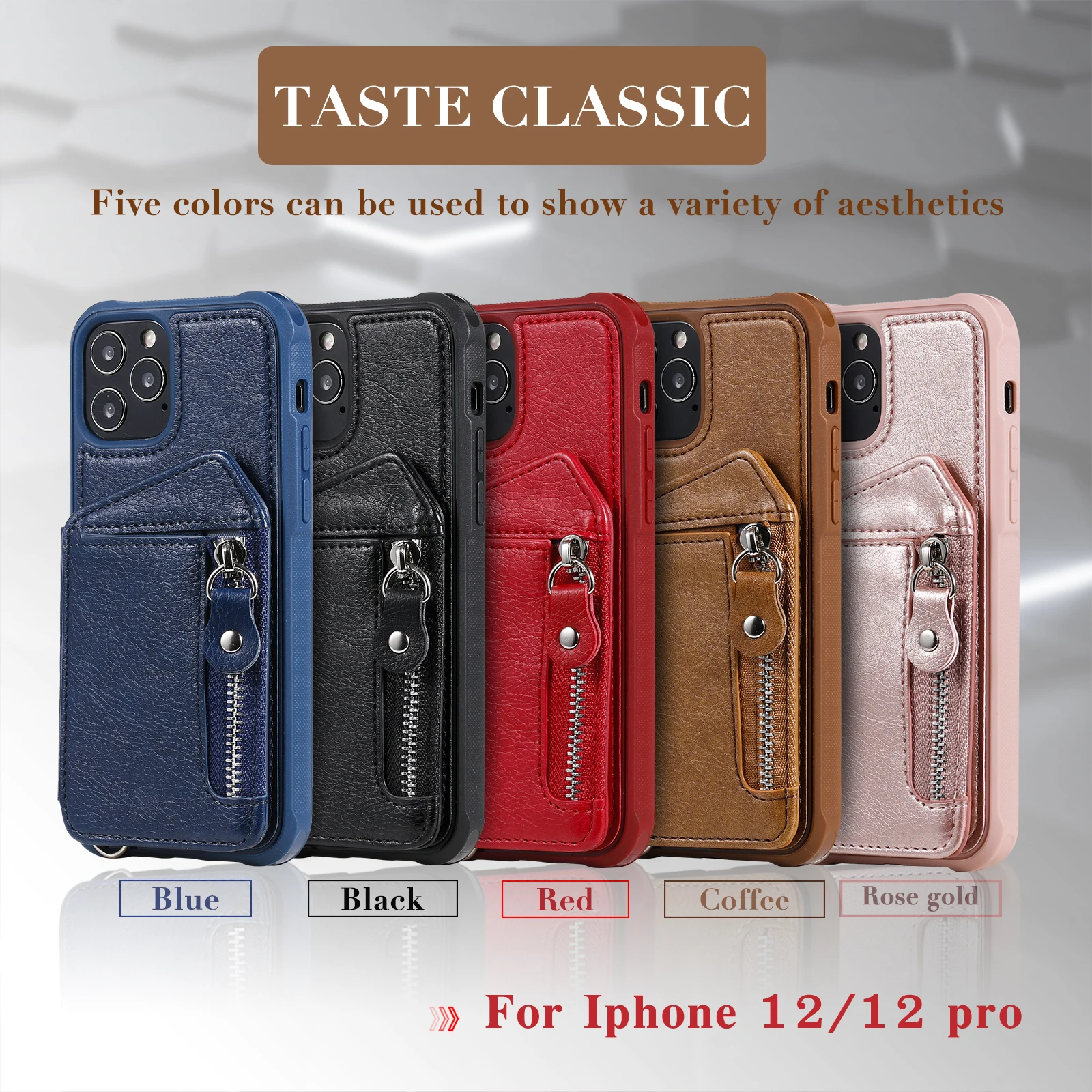 

YIKAYU Mobile Leather Pocket Cover Skin Stand Card Holder Wallet Phone Case For iPhone X XS XR 11 12 13 14 15 Plus 16 Pro Max