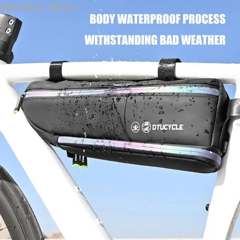 Sparkling Reflective Cycling Stem Case defended Cloth For Mixed conditions X7JD