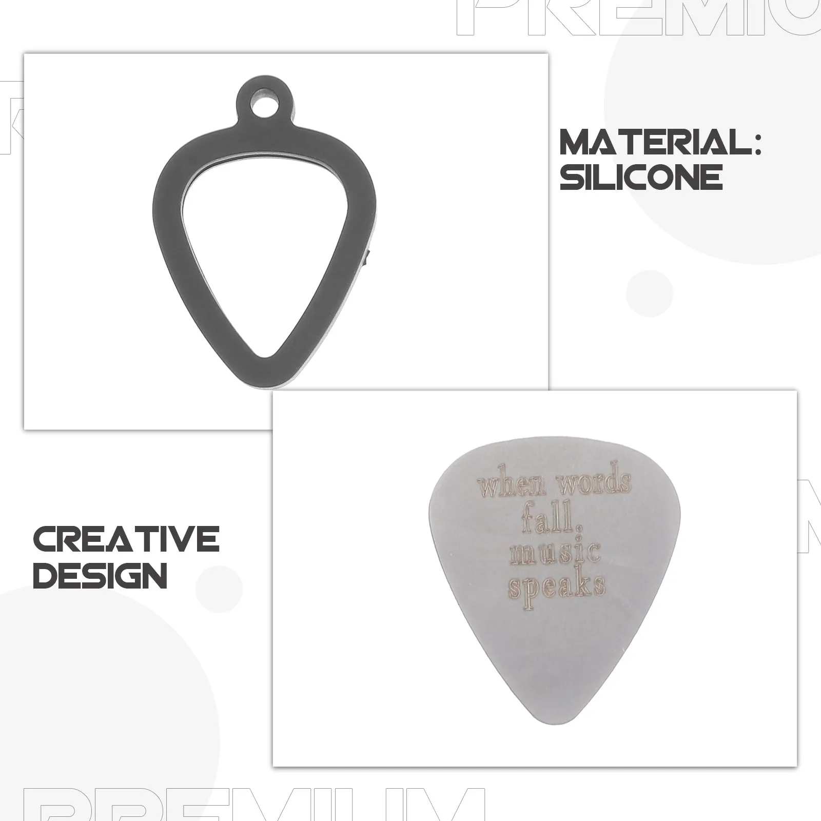 3Pcs Guitar Picks Thick Small Electric Guitar Picks Finger Protection Sturdy Performance Practice Accessory Ukulele Pick