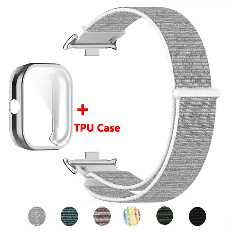 Nylon Loop Strap + TPU Fall Abdeckung Für Redmi Uhr 4 Smart Uhr Sport Strap Armband für Redmi Uhr 5 Armband Shell