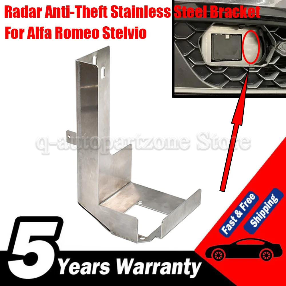 For Alfa Romeo Giulia ADAS RADAR CAGE Front Radar Protection Guard Stainless Steel Anti-Theft Opens in a New Window or Tab