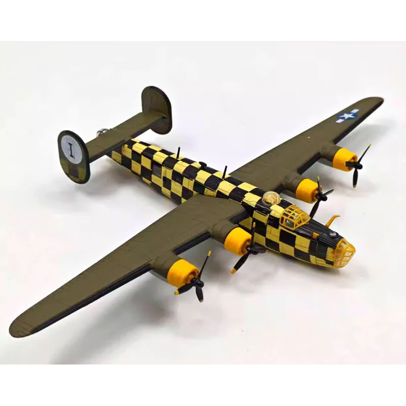 1/144 Scale USA B-24D B24 Liberator Bomber Model Airplane Model Diecast Metal Military Aircraft Display Collections Toy