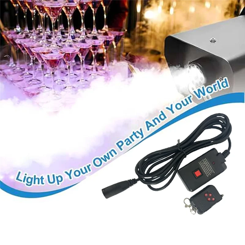 REPLA-Wired Remote Controller For Fog Machines For 400W 900W 1500W Foggers Ideal For Stage Effects And Mist Generation