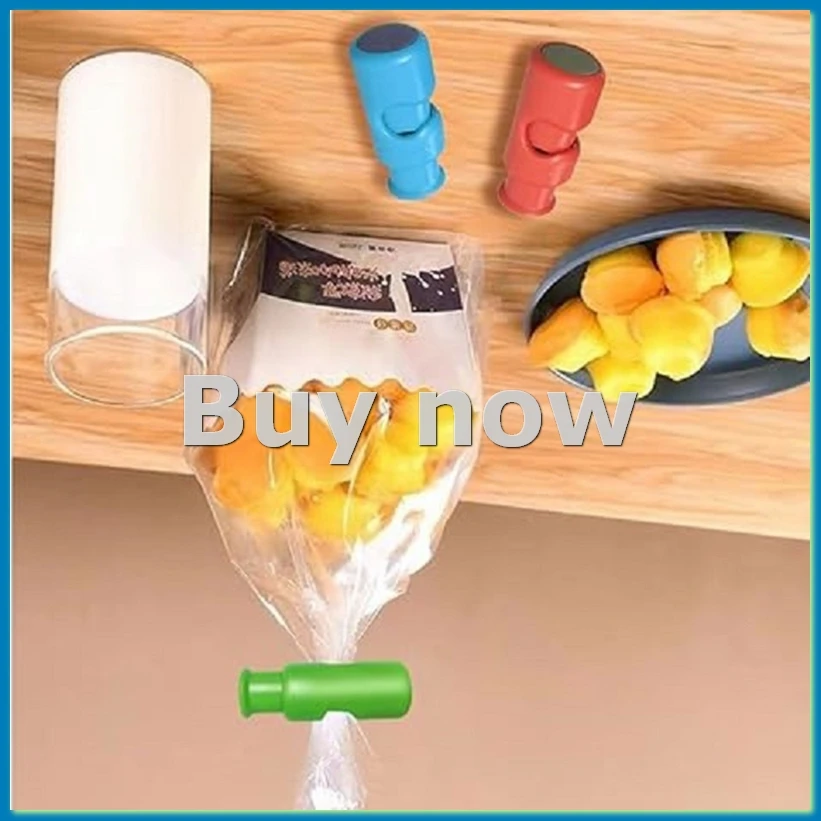 BagClamp Snack Bread Sealing Clip Extrusion Bread Bag Clamp Portable Pressing Snack Bag Clip Plastic Sealed Bag Holder,C-ABHG