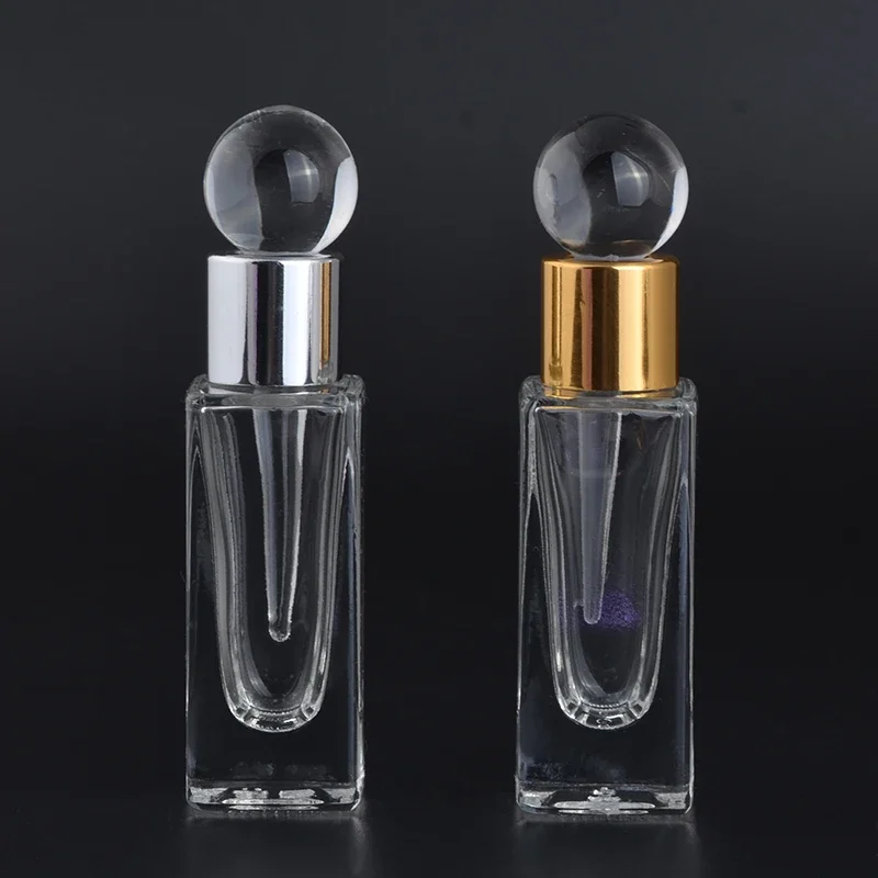 Perfume Drop Bottle Mini 7ml Essential Oil Attar Oud Glass Bottle with Glass Stick Stopper Bottle Packaging Fragrance Container