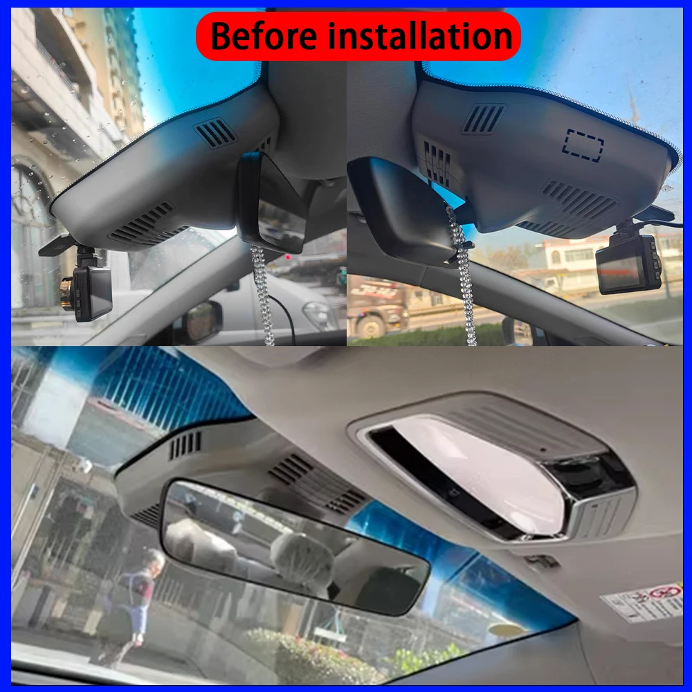 for Geely Emgrand L Livan S6 Pro 2022 2023 2024 2025 OEM 4K DVR Dash Cam Front Rear Camera WiFi Video Recorder Plug and Play