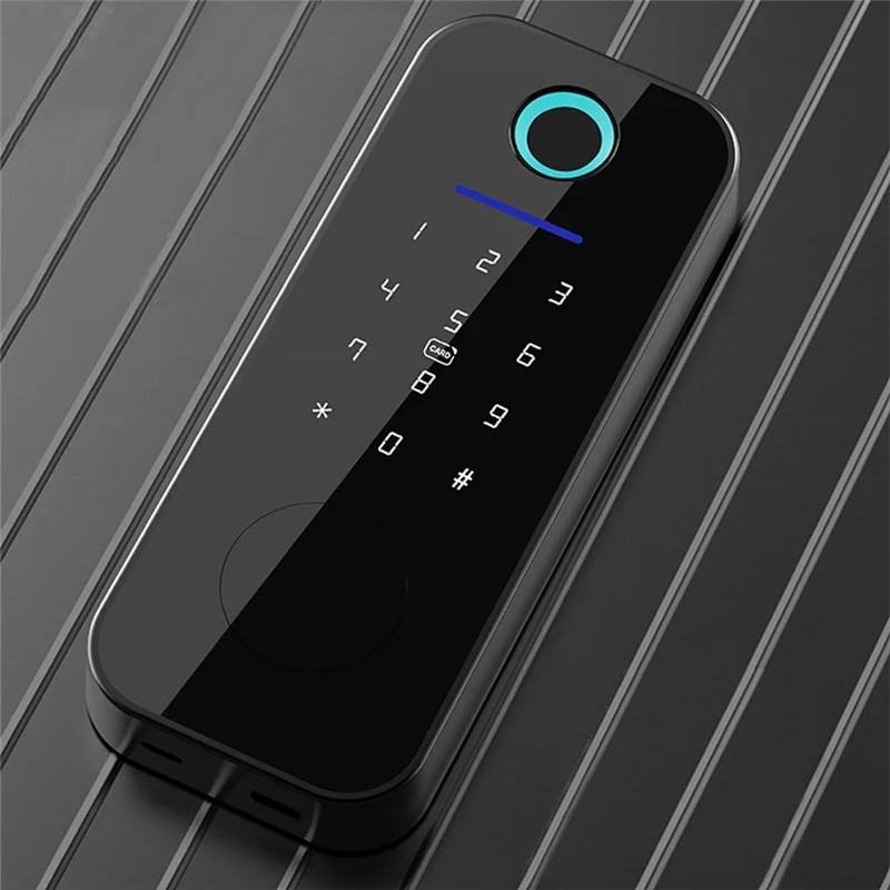 Tuya App รีโมทคอนโทรลสมาร์ทประตูล็อค Deadbolt พร้อมปุ่มล็อคลายนิ้วมือ Electronics Digital House Electronic Lock-A09I