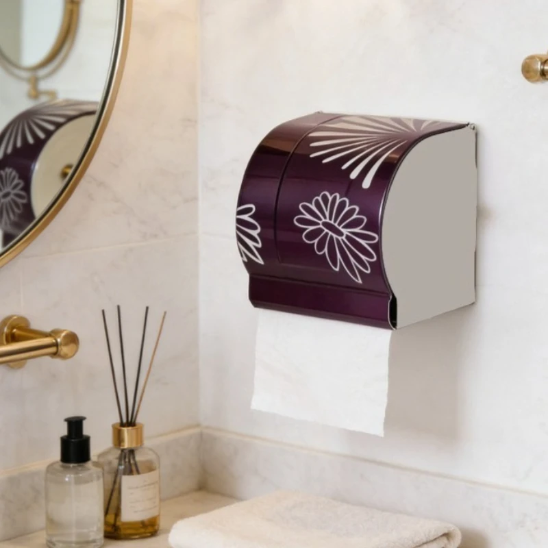 

1pcs Kitchen Tissue Holders Creative Toilet Tissue Box Toilet Tissue Box 304 Stainless Steel Tissue Holder Bathroom Accessories