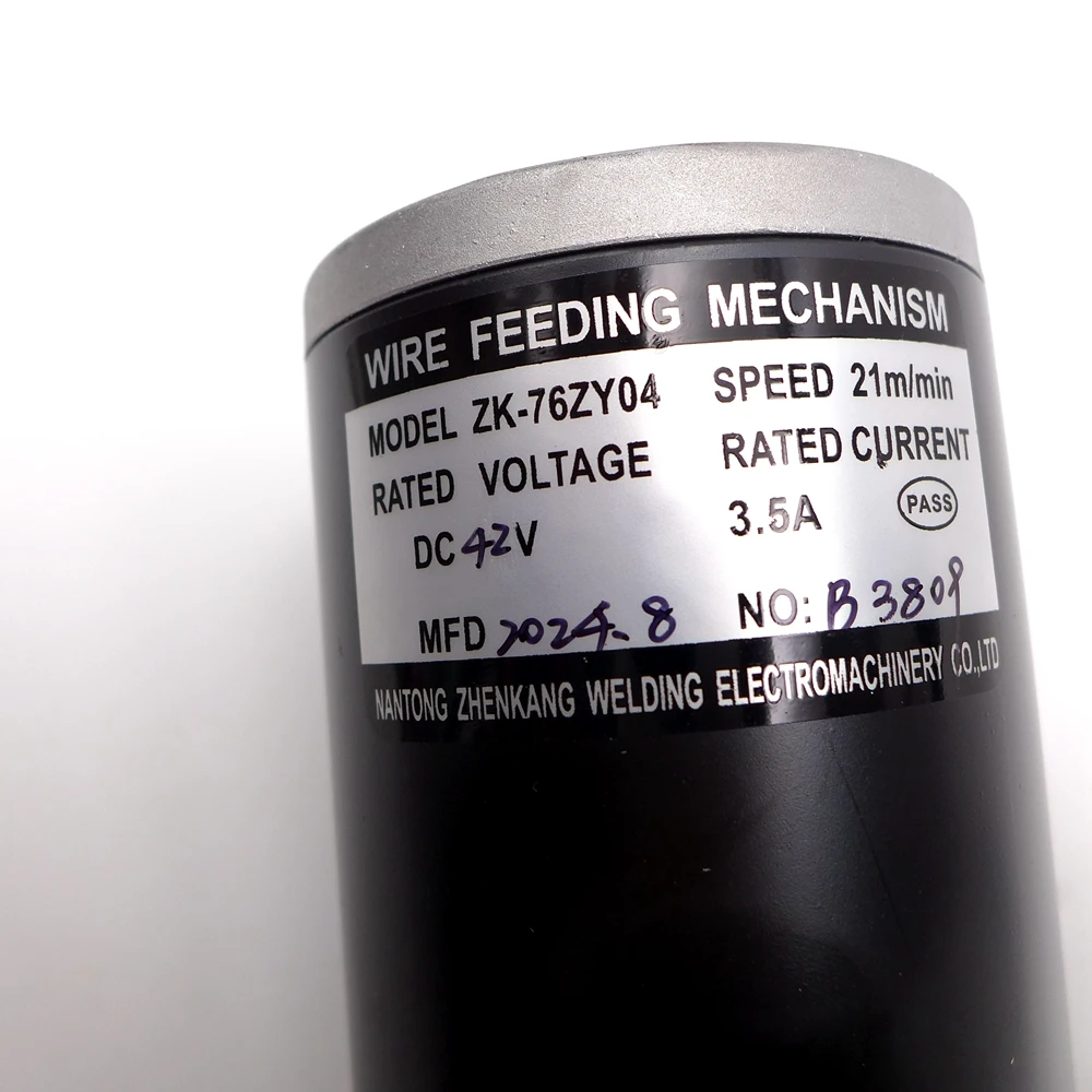 Imagem -02 - Motor do Alimentador do Fio com Mecanismo Dobro da Movimentação Conjunto de Alimentação do Mig Fios Grandes cc 24v 42v 76zy04 76zy04 1.01.2 mm 2.021m Pelo Minuto