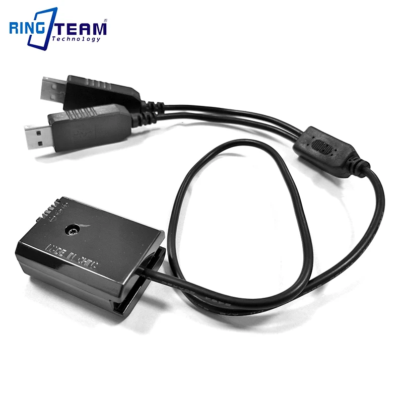 Dual USB AC PW20 AC-PW20 NP-FW50 Giả Pin Cho Sony ILCE A7 A7II A7R A7S A7RII A7 2 A5000 A6300 a6500 A7000 RX10 Camera