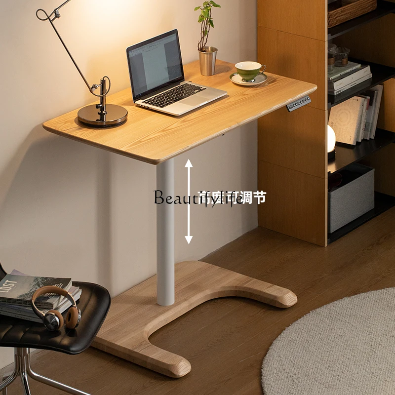 Modern simple solid wood lifting study table living room intelligent electric lifting table legs office