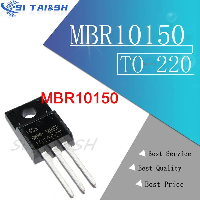 5pcs MBR10150 MBR10150FCT MBR10150CT SB10150 STPS10H150CF