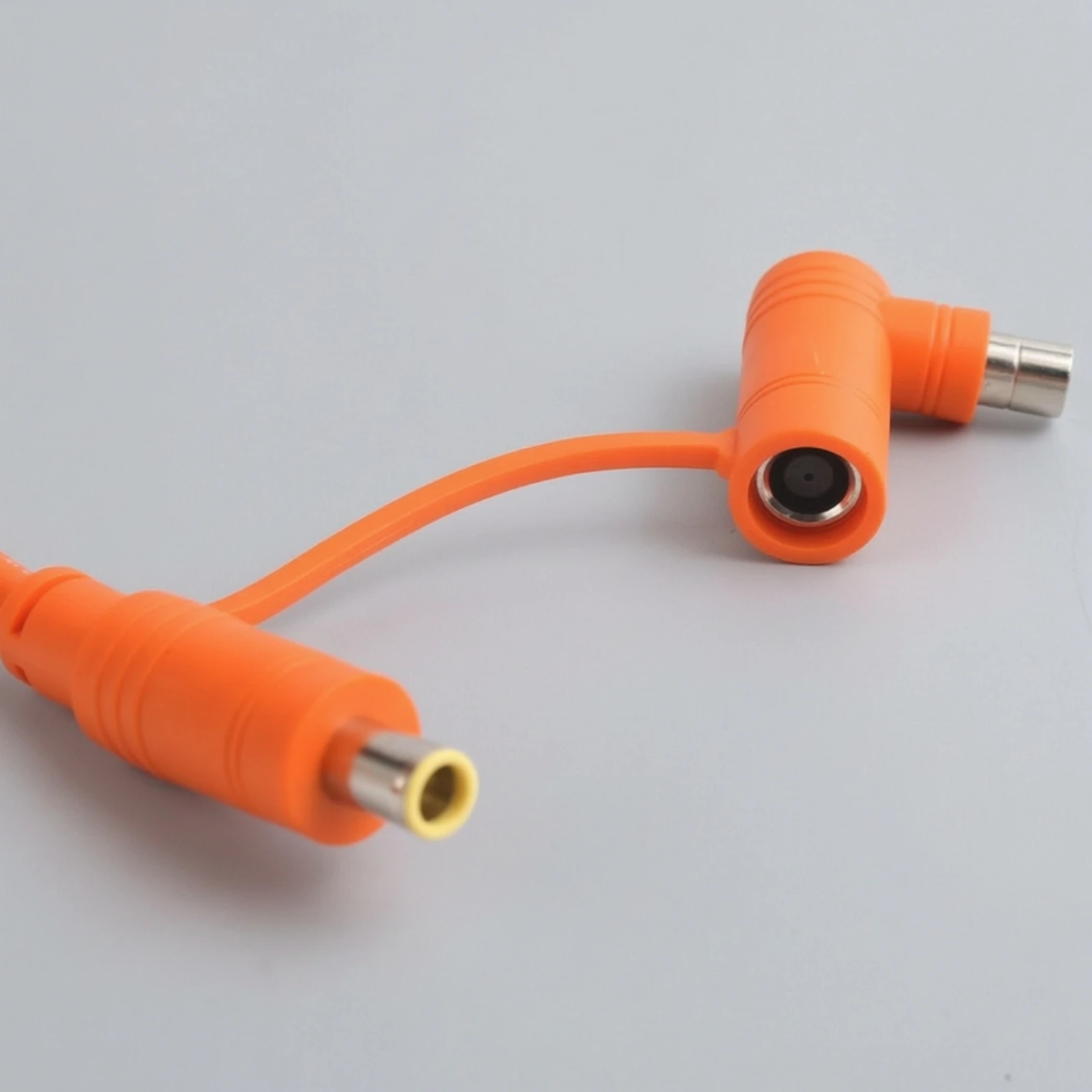 DC Extension Cable Bright Orange 2m Solar Generator Extension Power Cable Flexible Portable for Camping, Travel