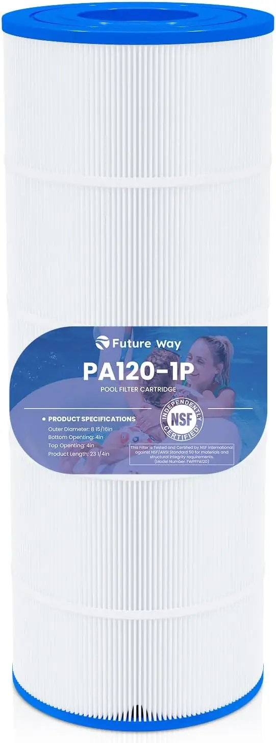 

Сменный картридж для фильтра бассейна C1200, 120 кв. футов, для Hayward Star Clear Plus, совместим с Pleatco PA120 и Unicel C-8412