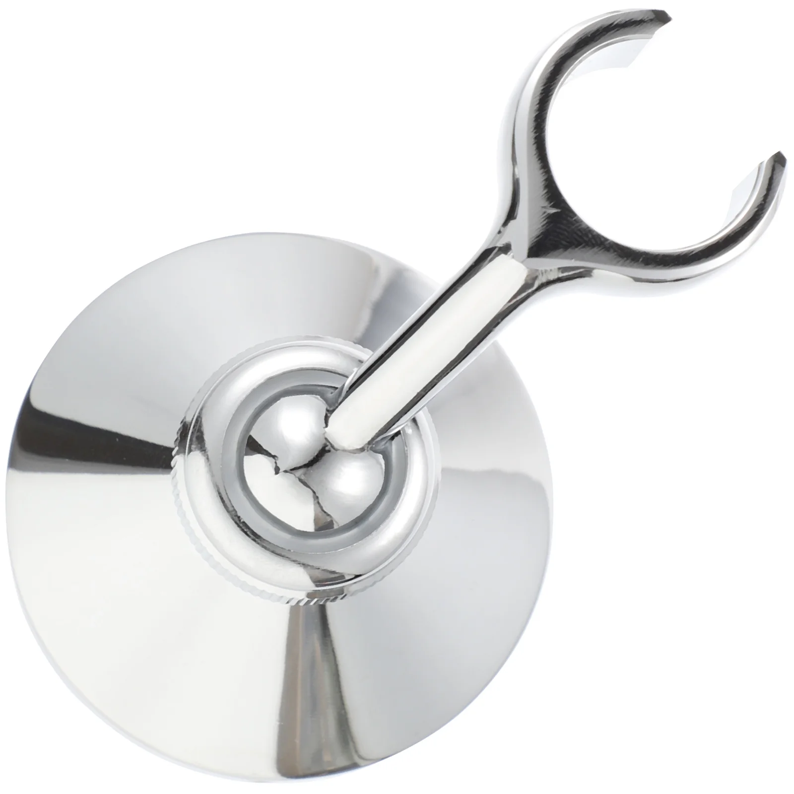 

Shower Head Holder Wall Mounted Silver Bathroom Rack for H held Sprayer Durable Universal Bracket Smooth Surface Rotating Design