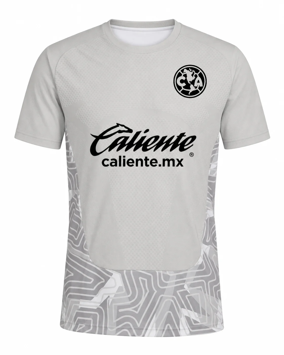 Club America 26-27 Heim-Fußballtrikot Gelb Herren Kurzarm Rundhals Fußballshirt Spiel- und Trainingstrikot – Detail 4
