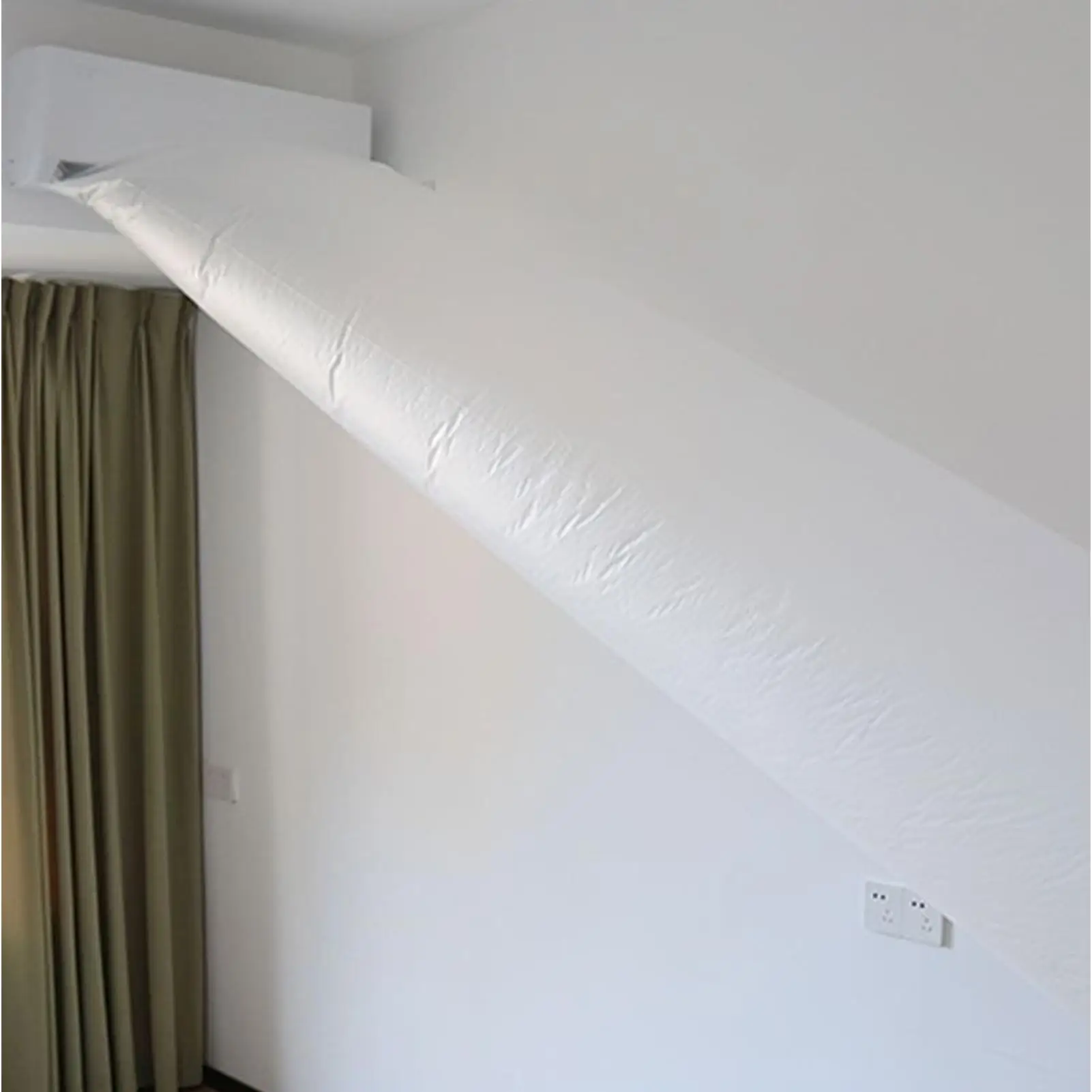 16M Air Conditioning Extended Bag Flexible Air Conditioner Blowing Guide Duct Bag Summer Cool Transfer Conveyor Air Pipe