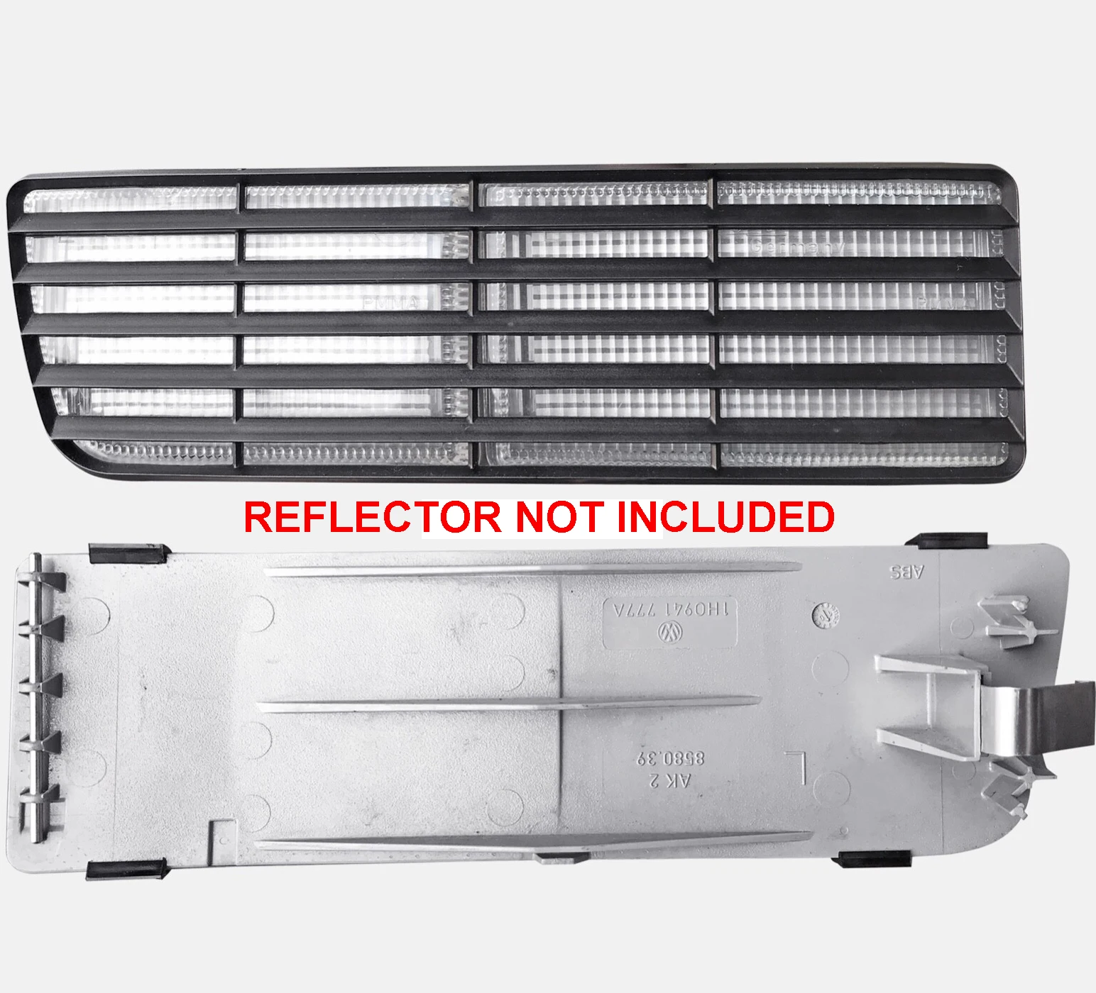 مصد شبكي عاكس للمؤشر من الدرجة الممتاز مظهر كلاسيكي لسيارة VW Golf GTI MK3 Vento Jetta VR6 4 قطع متضمنة #6