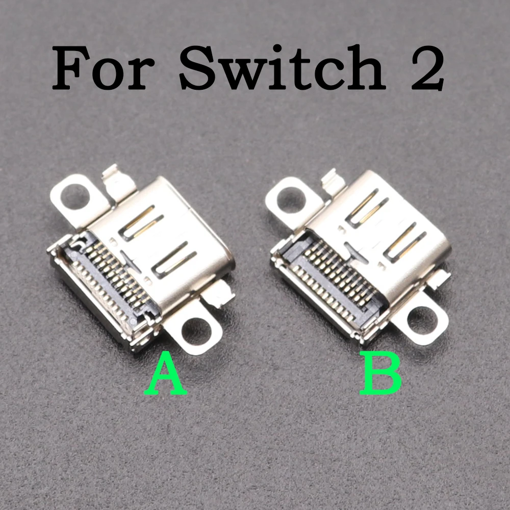 5pcs/lot Original New for Nintendo Switch 2 NS2 Game Console Type-C Usb Power Charging Socket NS 2 Charger Port Connector