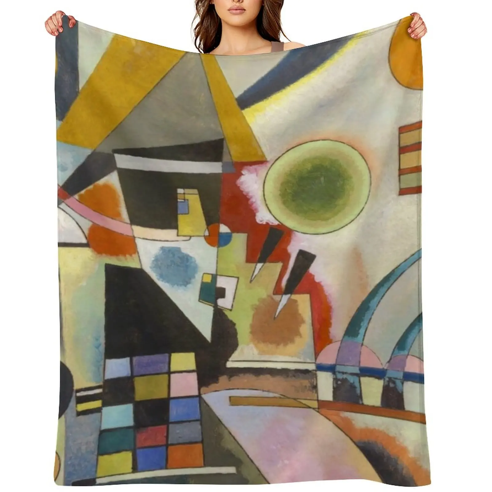 

Wassily Kandinsky 4 Swinging Throw Blanket halloween Luxury Designer sofa bed Extra Large Throw Blankets