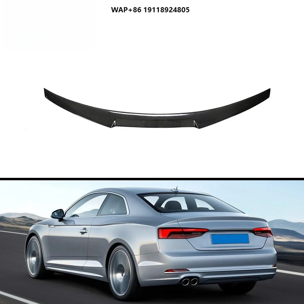 

Carbon Fiber Rear Trunk Spoiler for A5 Quattro S Line S5 Coupe 2 Door 2017+