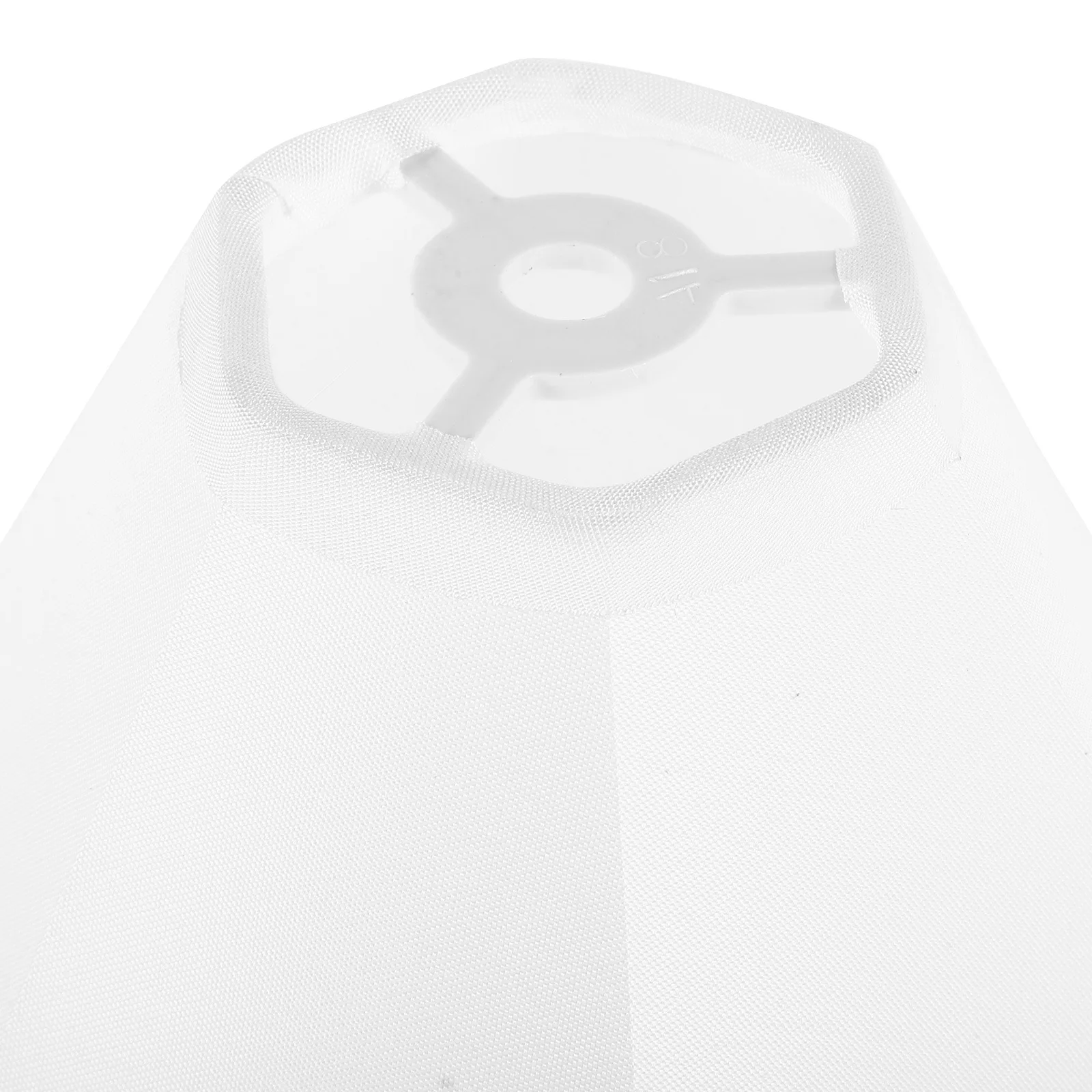 عاكس الضوء من القماش السداسي 6 بوصة غطاء خفيف حديث أبيض لطاولة أرضية مكتب مصباح استبدال الثريا الظل المنزل #6