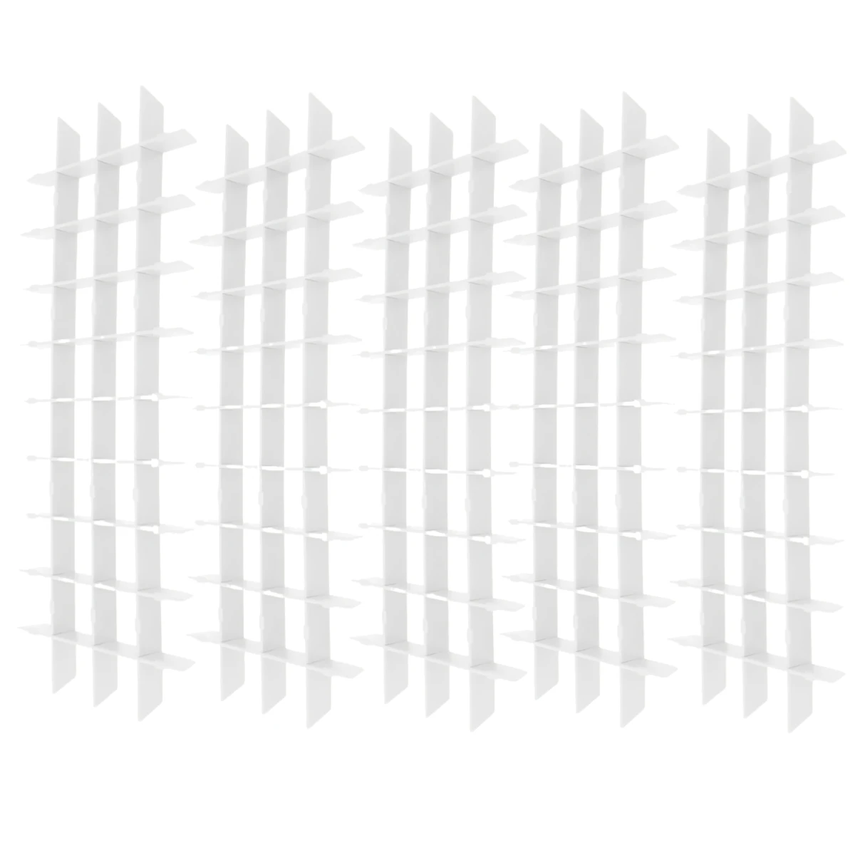 For Harvest Right Accessories 5 Set Freeze Dryer Tray Dividers for Food Storage with 45 Short and 15 Long Sections