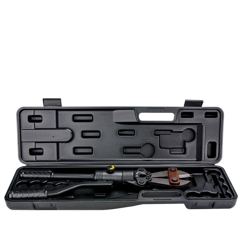 YQ-16C Hydraulic Rebar Cutter, Heavy-Duty Steel Rod Shear with Fast Cutting Blade for Construction