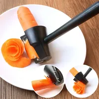 Hot Sale 1PC Spiral Cutter Carrot Radish Potato Slicer Fruits Peeler Carving Flower Device Kitchen Vegetable Cutter Slicer Tool