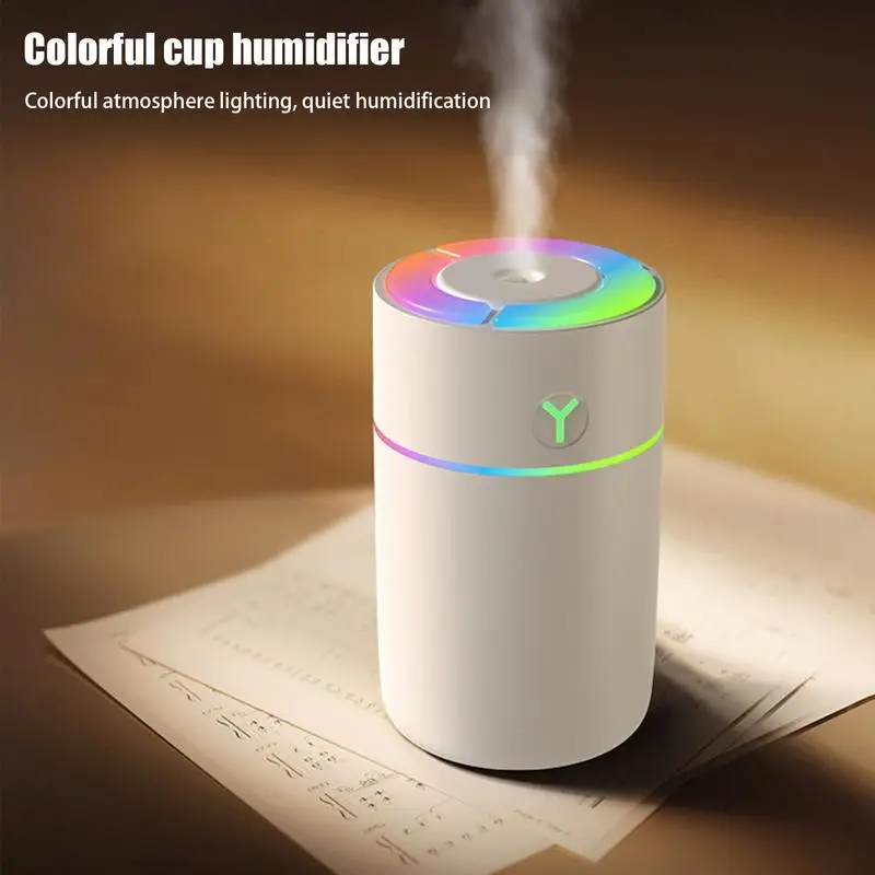 Car Diffuser Air Freshener Portable Colorful Air Humidifier Car Air Diffuser Water Cup Shape Design Stylish Car Air Freshener