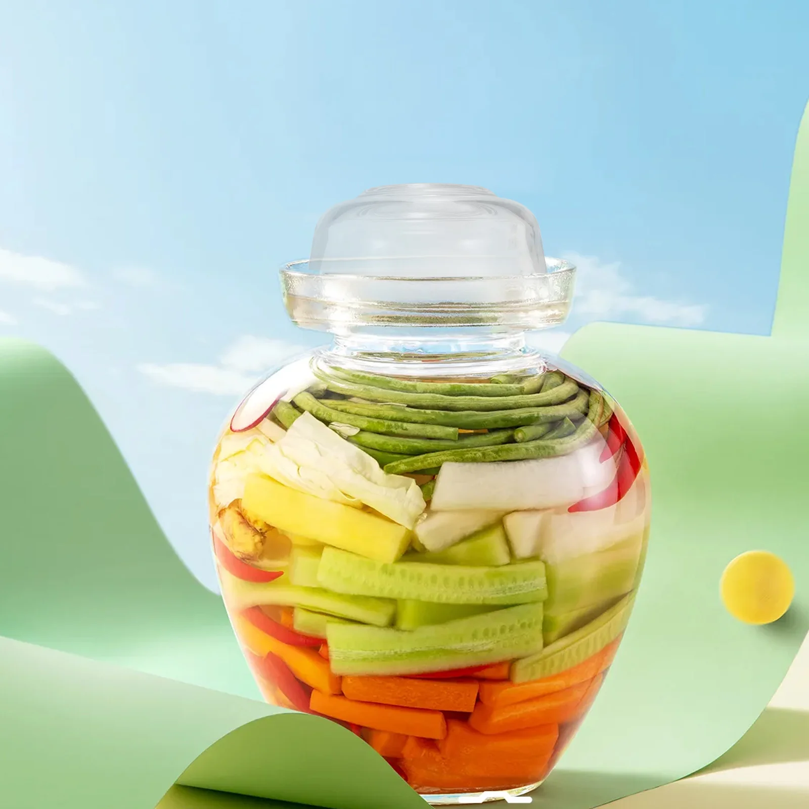 

Seals Sealer Food Containers with Lids Airtight Glass Jar Replacement Sealing Cover for