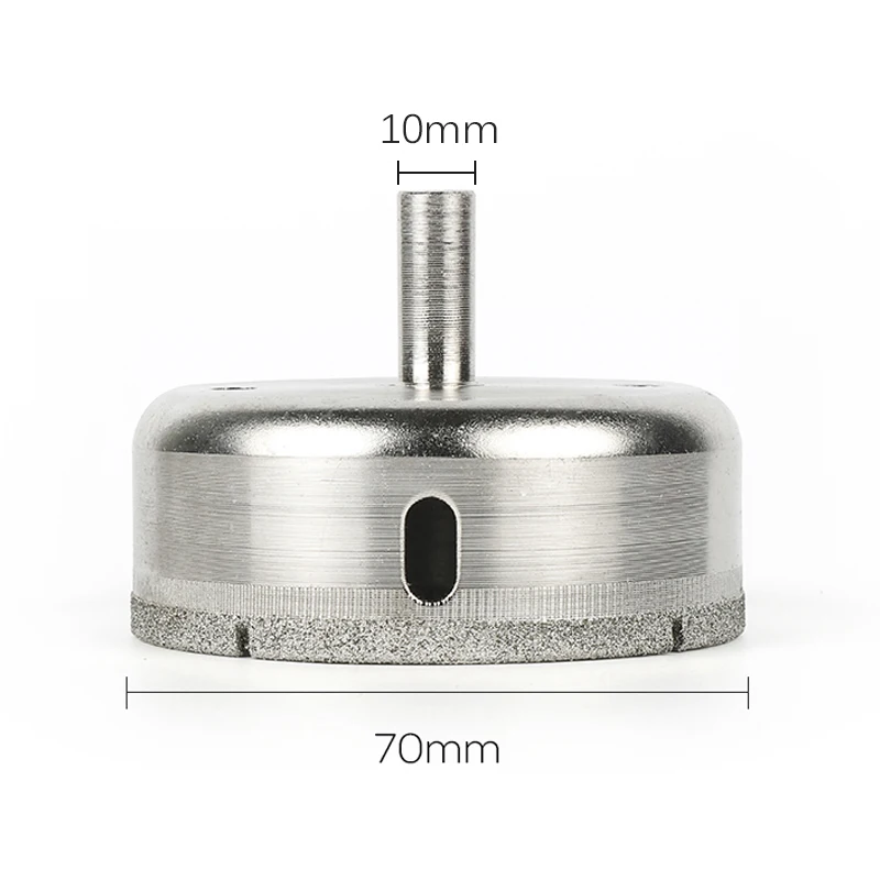 70mm Diamond Tipped Hole Saw Diamond Coated Drill Bit Tile Ceramic Marble Drill Bit for Tile, Glass, Ceramics, Porcelain, Marble