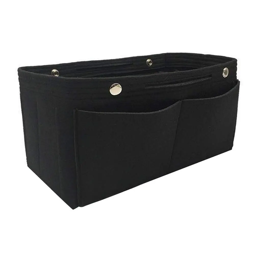 Portable Organizer Pouch Felt Insert Bag Inner Bag Purse Liner Handbag Insert Bag