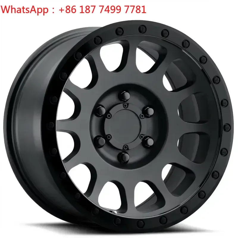 Off-road Ready Beadlock Style Heavy Duty Zero Wobble Fitment 305 FORGED Multi Spoke Aluminium Alloy SUV Wheels for