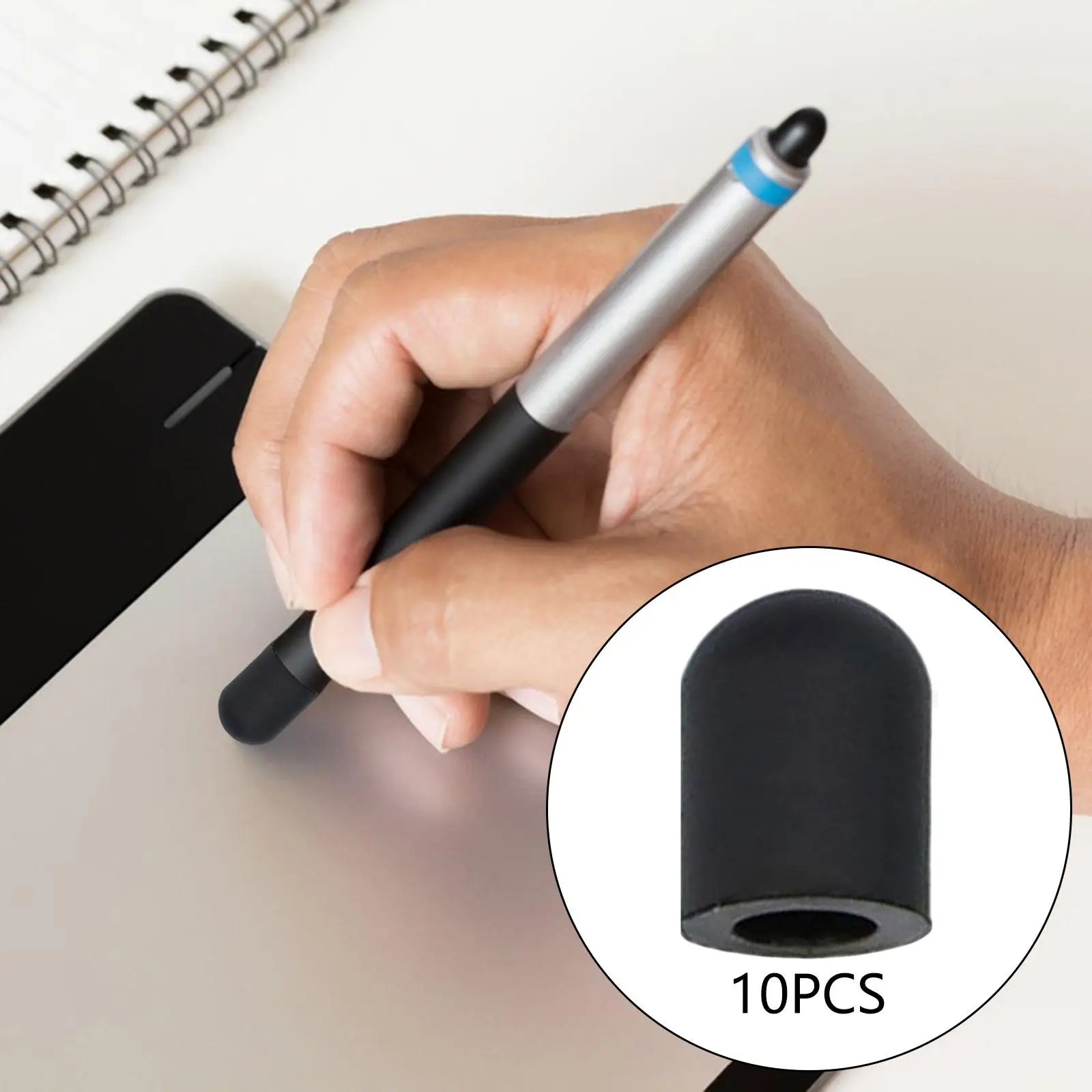 Soft Silicone Stylus Tips Replacement for Capacitive Touch Screen Pen Universal Fit Phone Tablet Stylus Nibs