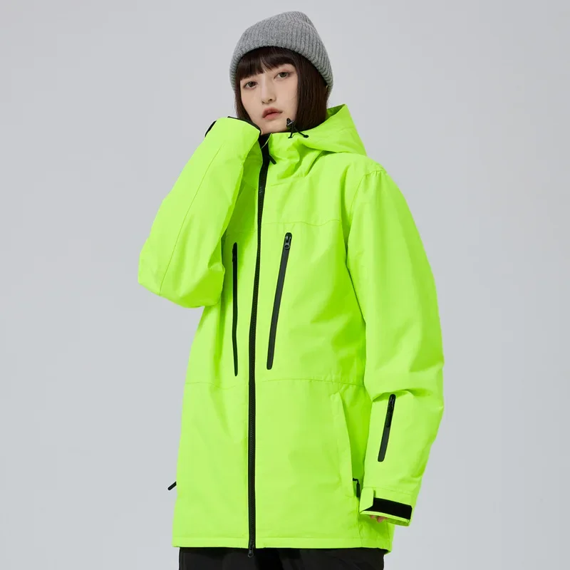 

Men's Women's 2025 New Winter Ski Jackets Waterproof Windproof Warm Skiing Overcoats Outdoor Sports Snowboarding Hooded Tops