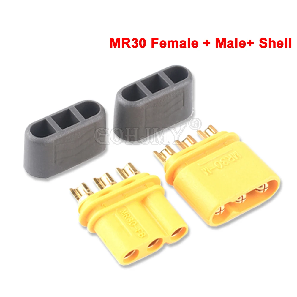 5Pairs (Male+Female) XT30U XT60U XT60H XT90H MR30 Connectors Plugs High Quality Battery Aircraft Connector Plug Socket 10PCS