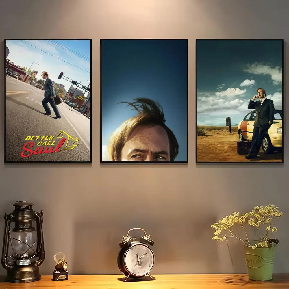 Better Call Saul Poster For Self-adhesive Art Waterproof Paper Sticker Coffee House Bar Room Wall Decor