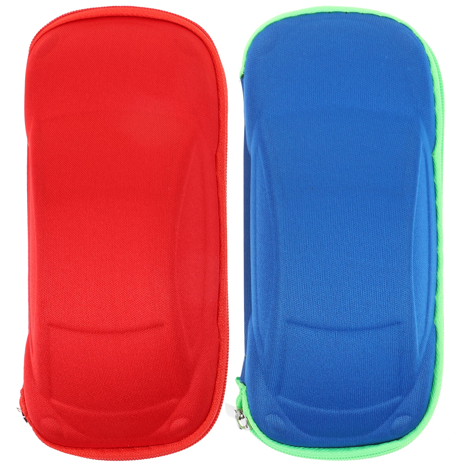 

2pcs Eva Shape Case For Kids With Zipper Colorful Glasses Case With Zipper Durable Eyewear Box Storage For Sun Glasses