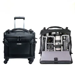 VEO Select T Photography Equipment Trolley Case Micro DSLR Professional Large Capacity Boarding Protection Long Focus Backpack