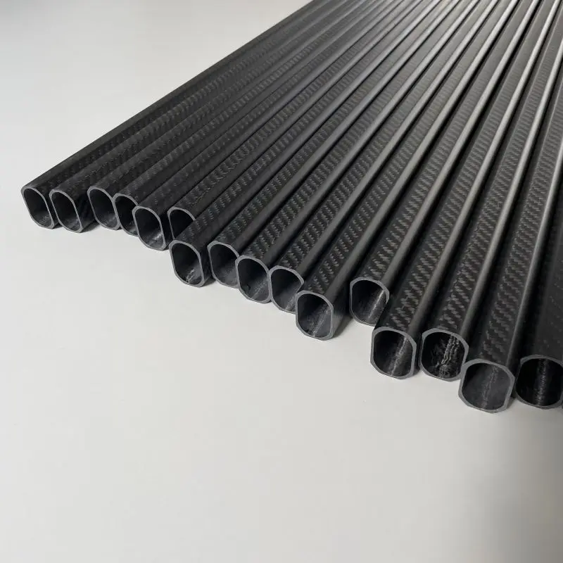 RJXHOBBY 20x30mm 1000mm Length Octagonal Shape Carbon Fiber Tube 3k Twill Matte For Drone Arm