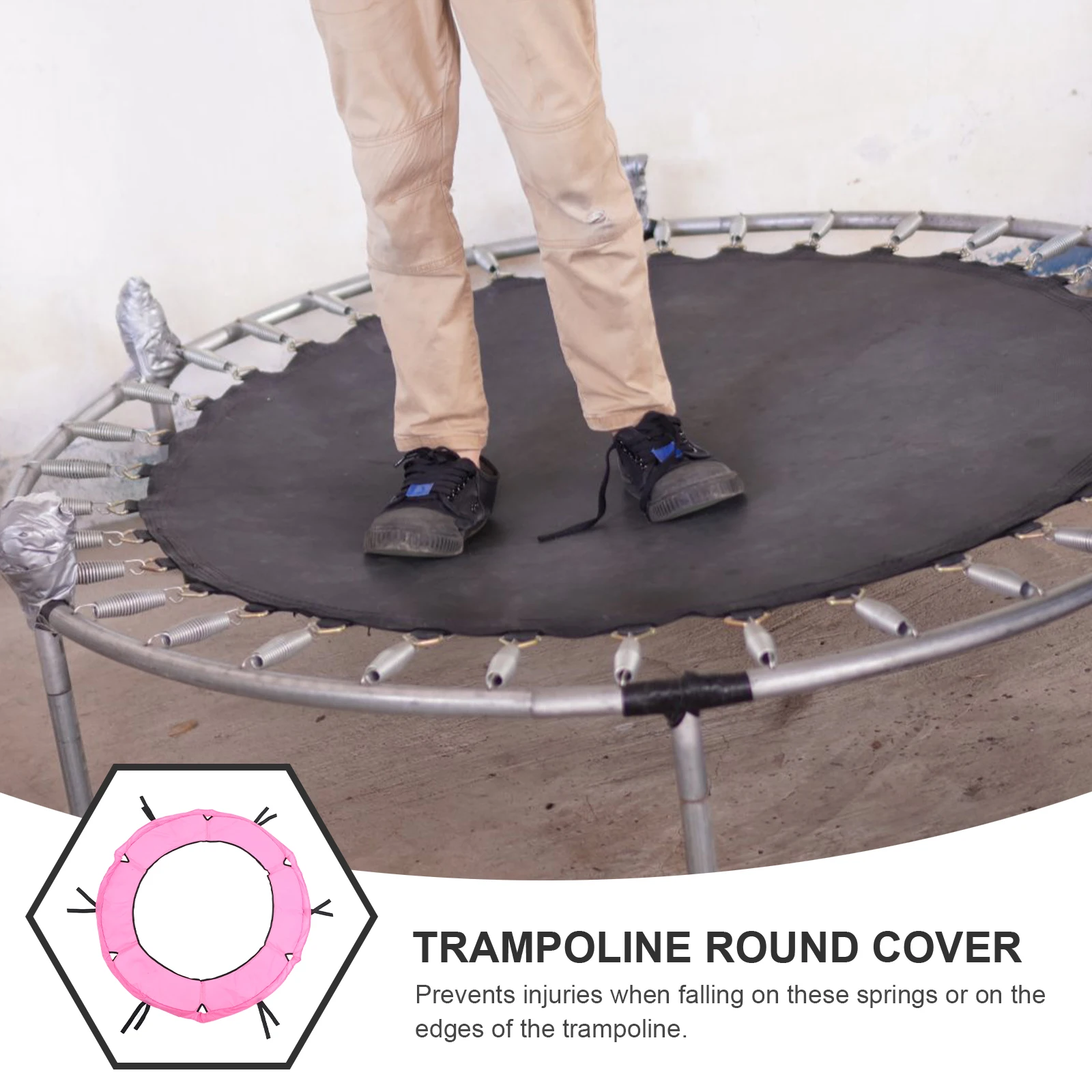 

Trampoline Cover Edge Spring Guard Safety Pad Trampoline Shade Cover Replacement Protective Cushion for Outdoor Toy Play