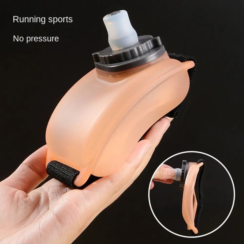 Fitness Mini Wrist Water Bottle Leakproof Soft Sticker Paste Portable Water Cup Adjustable Silicone Wrist Water Cup Riding