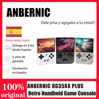 ANBERNIC New Handheld RG35XX Plus Linux System GBA Portable Retro GBA Game Nostalgic PS1 Handheld Game Console,64g，5000 games